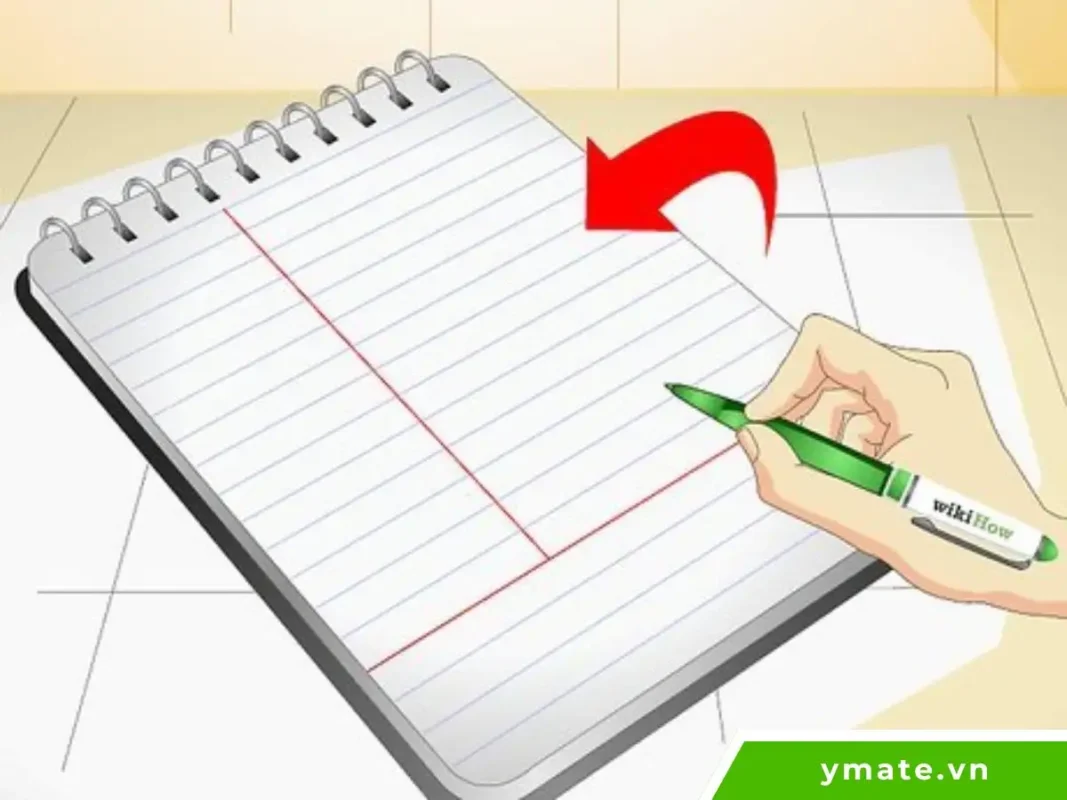 Chuẩn bị một cuốn sổ phù hợp