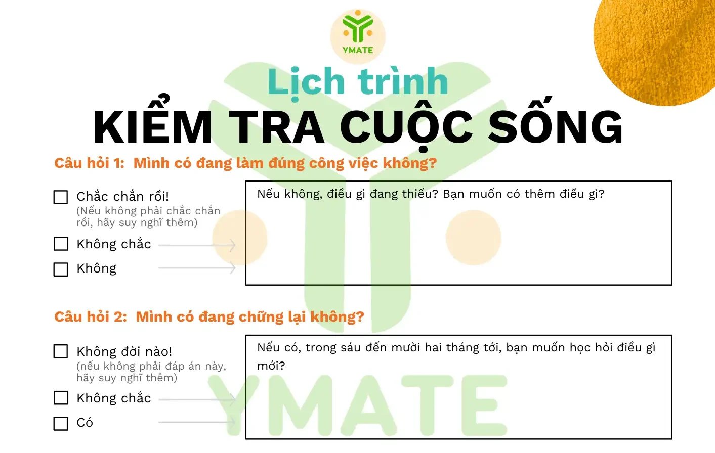 "Khám định kỳ" cuộc sống - Nhà sách YMATE