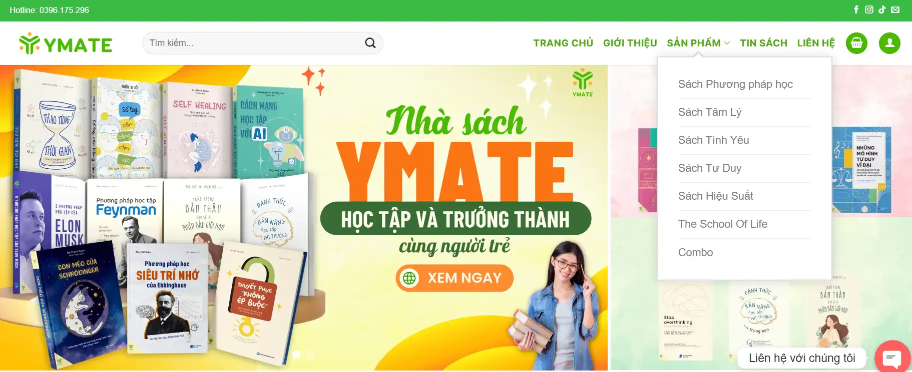 Lựa chọn dòng sách mà bạn muốn mua