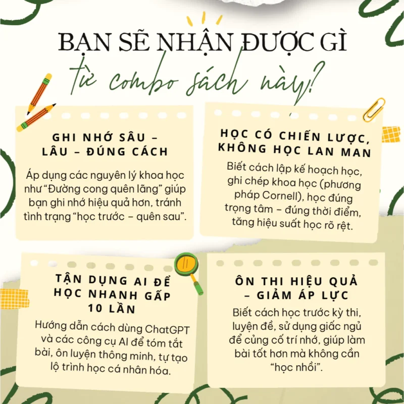 Combo Bứt phá học tập 1