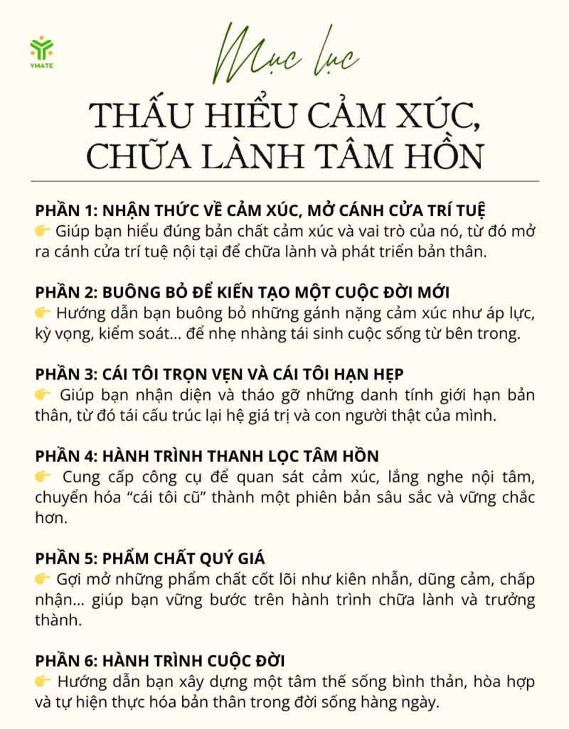 Thấu hiểu cảm xúc, chữa lành tâm hồn(5)