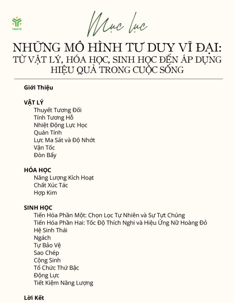Từ Vật Lý, Hóa Học, Sinh Học Đến Áp Dụng Hiệu Quả Trong Cuộc Sống-10
