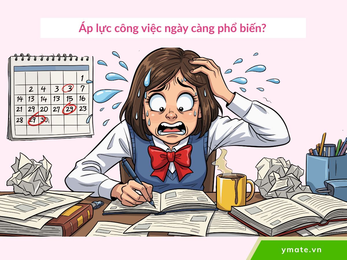 Áp lực công việc ngày càng phổ biến