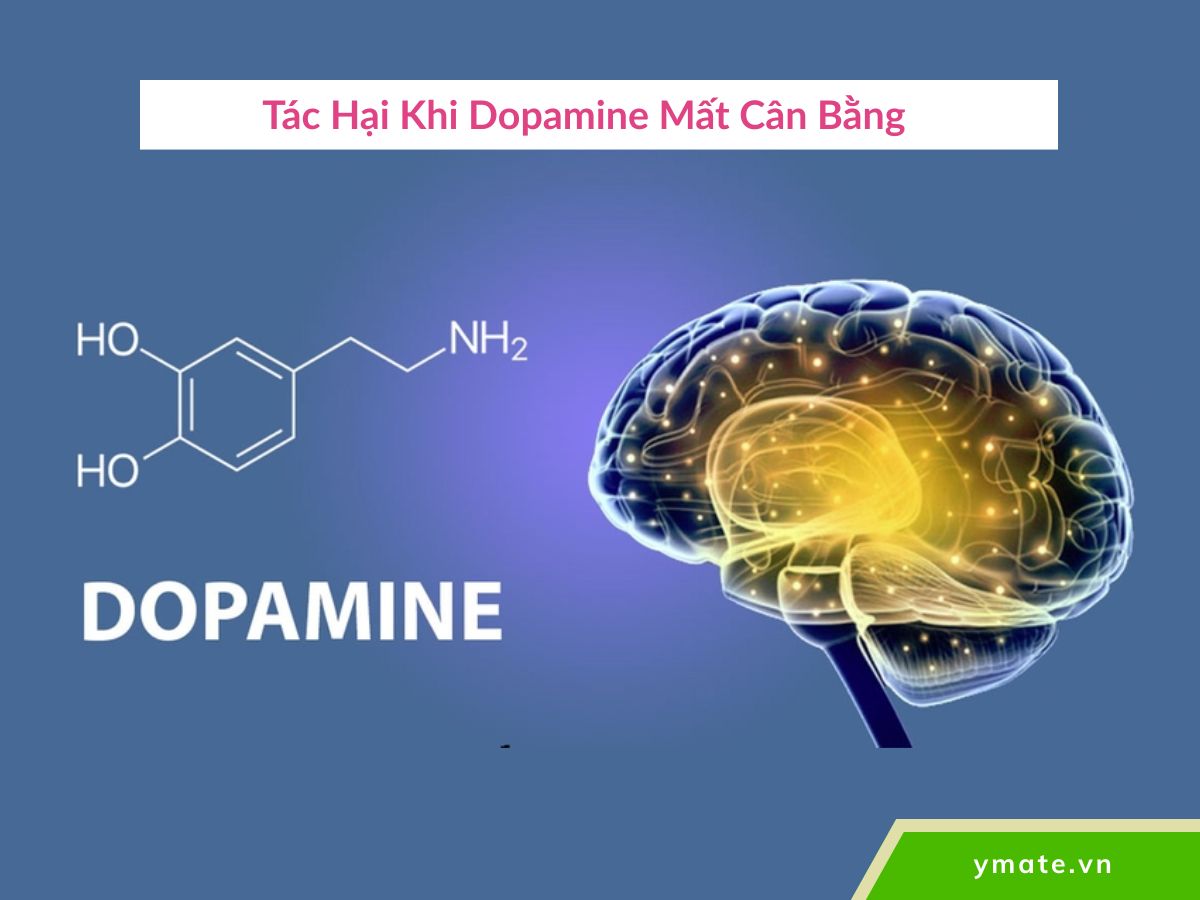 Tác hại khi dopamine mất cân bằng