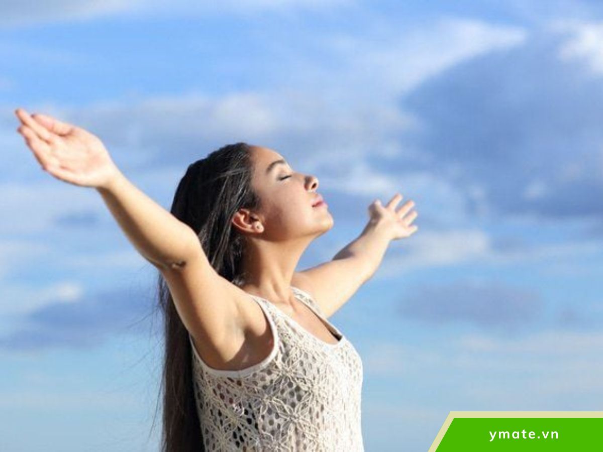 Hít thở sâu để làm dịu hệ thần kinh