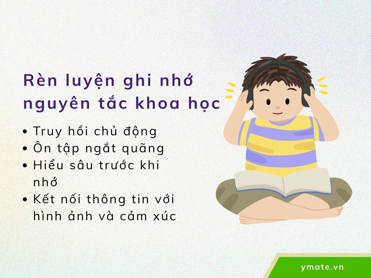 Rèn luyện khả năng ghi nhớ theo nguyên tắc khoa học