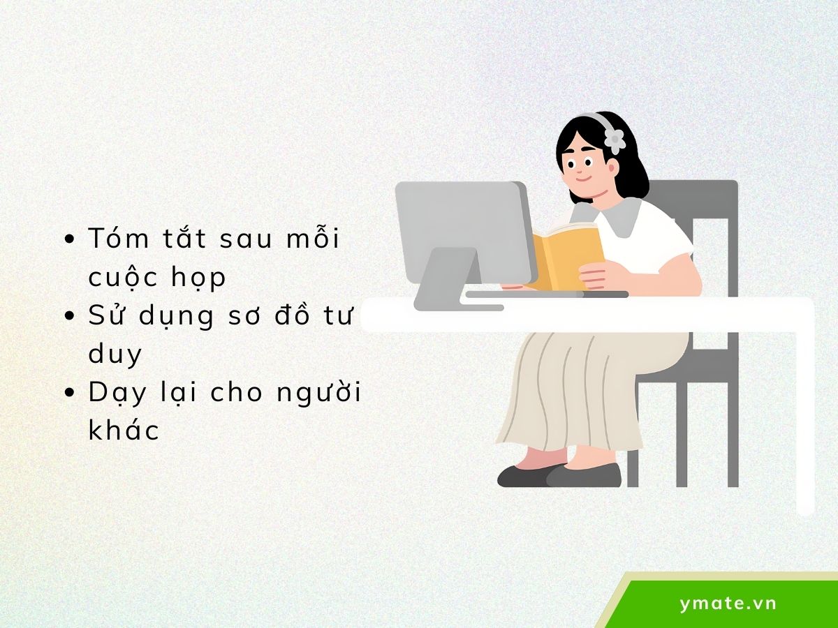 Rèn luyện khả năng ghi nhớ trong công việc