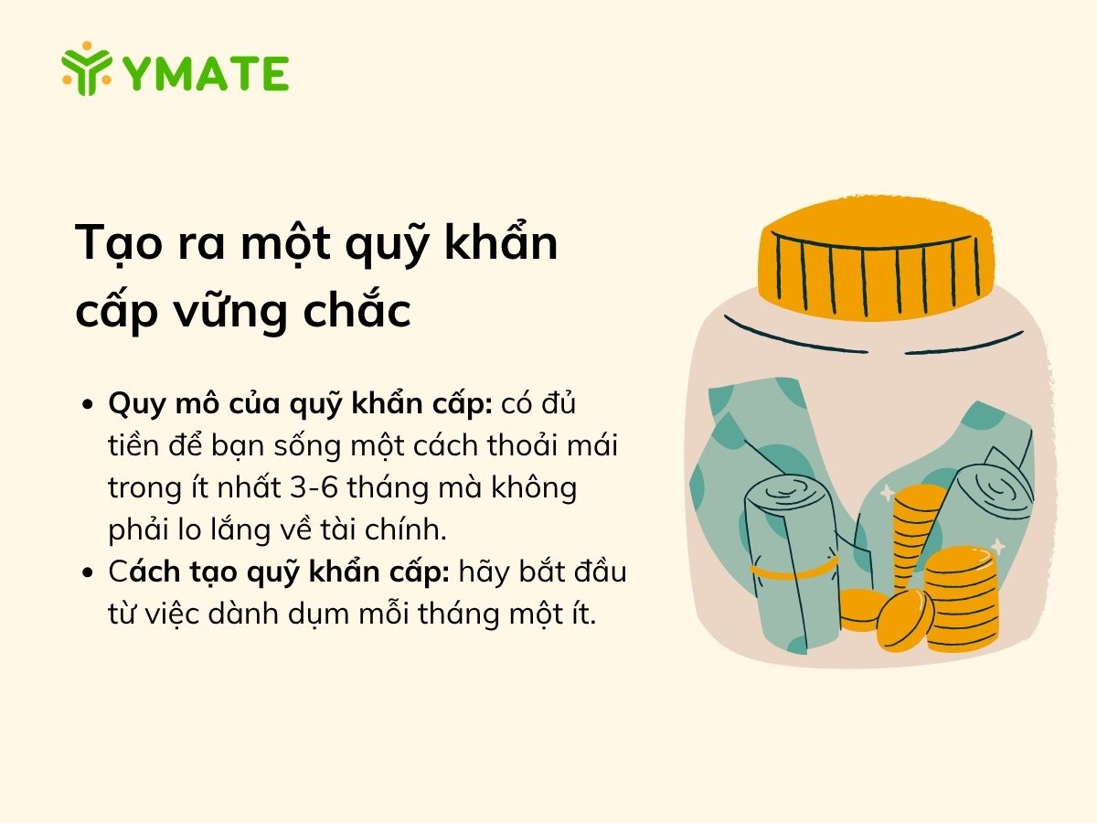 Tạo ra một quỹ khẩn cấp vững chắc