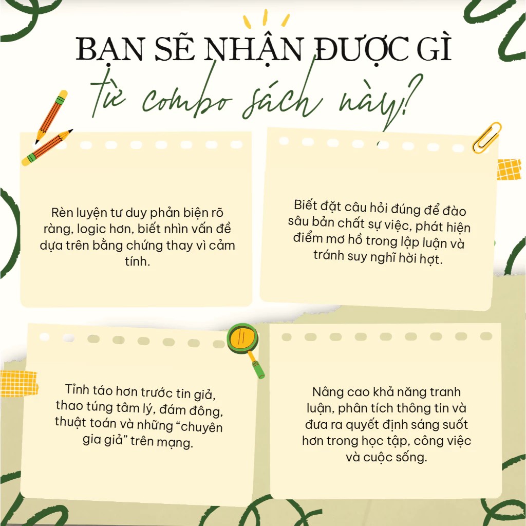 Combo Tư duy phản biện 3