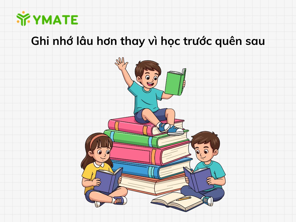 Ghi nhớ lâu hơn thay vì học trước quên sau