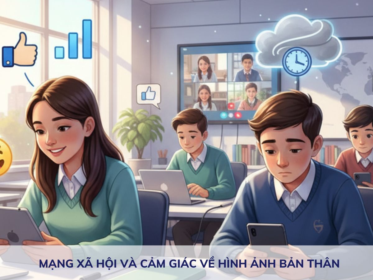 Mạng xã hội và cảm giác về hình ảnh bản thân