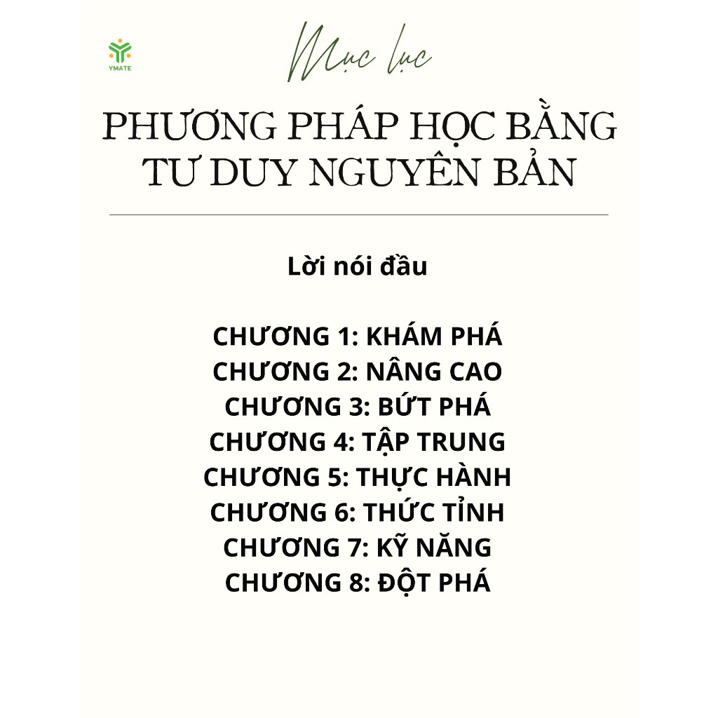 Phương pháp học bằng Tư duy nguyên bản 4