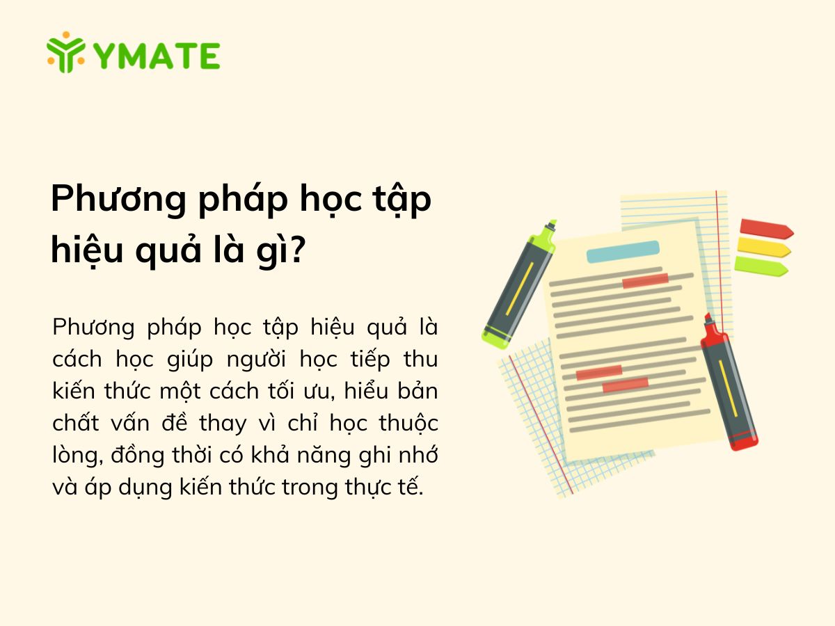Phương pháp học tập hiệu quả là gì