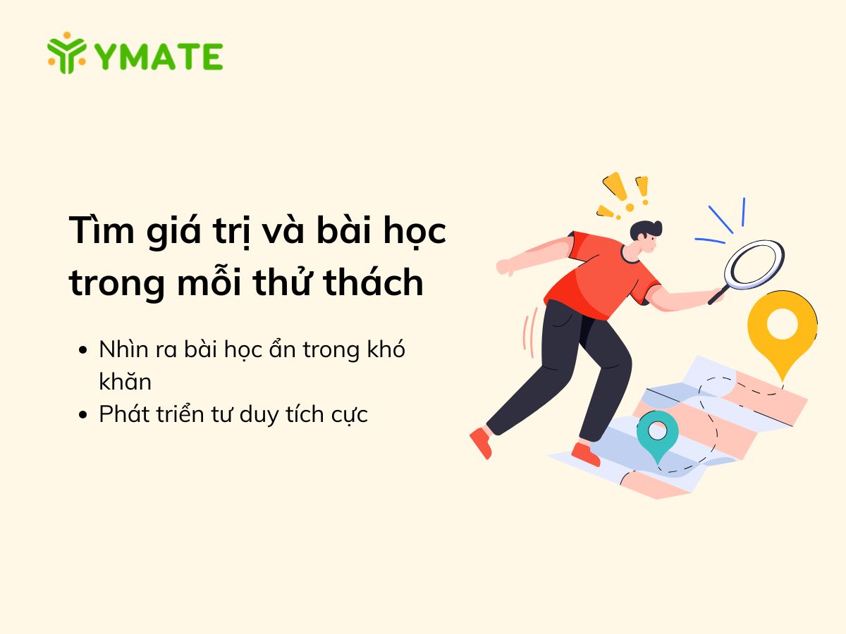 Tìm giá trị và bài học trong mỗi thử thách