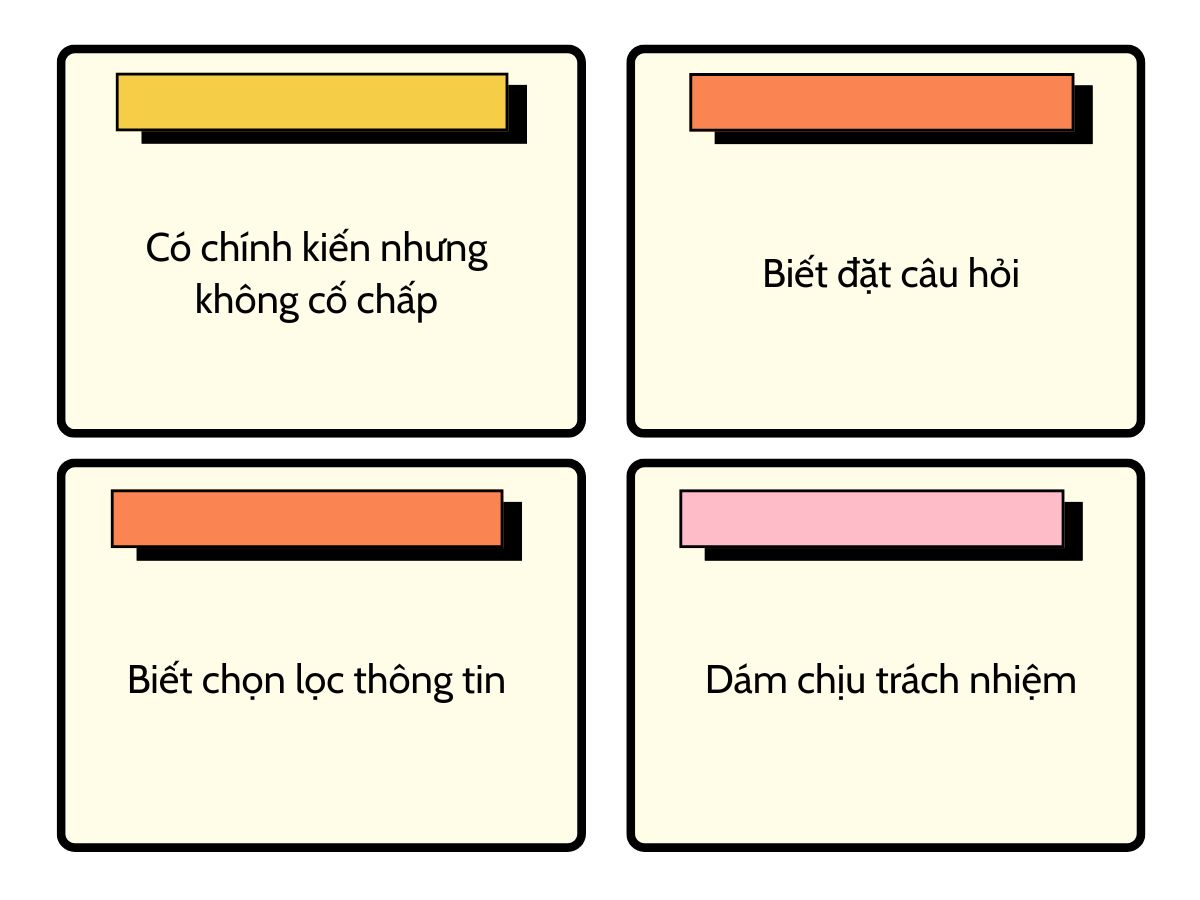 Đặc điểm của người có tư duy độc lập